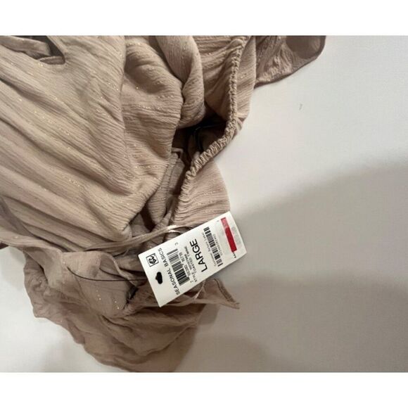 INC International Concepts Women's Metallic Dress, Toasted Twine, Sz. L - Picture 7 of 11